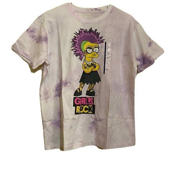 The Simpsons Lisa Simpson T Shirt Womens Large Cotton - Picture 1 of 6